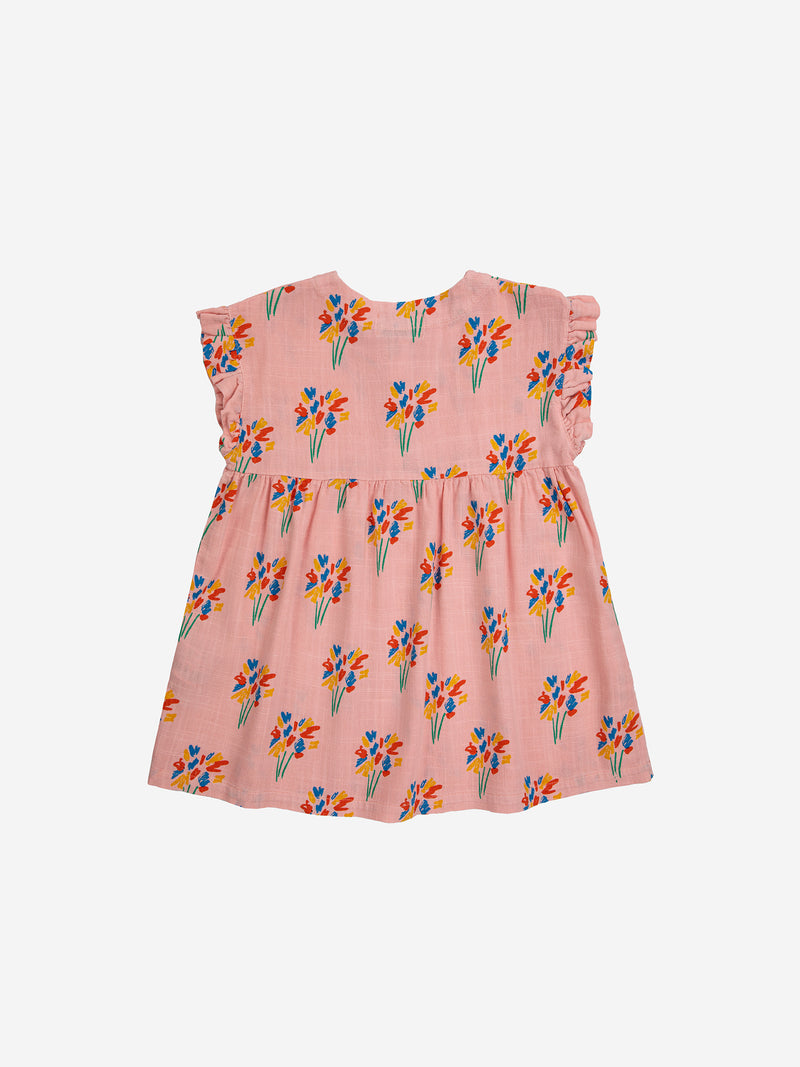 BABY FIREWORKS ALL OVER RUFFLE DRESS
