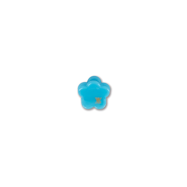 FLOWER HAIR CLAMP SMALL WASHED BLUE