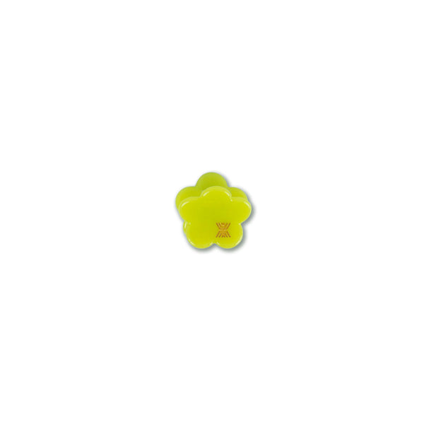 FLOWER HAIR CLAMP SMALL LIME