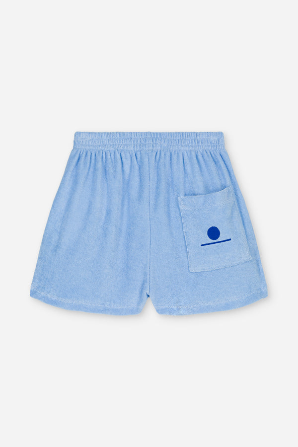 SHORT LIAM TERRY BABY BLUE