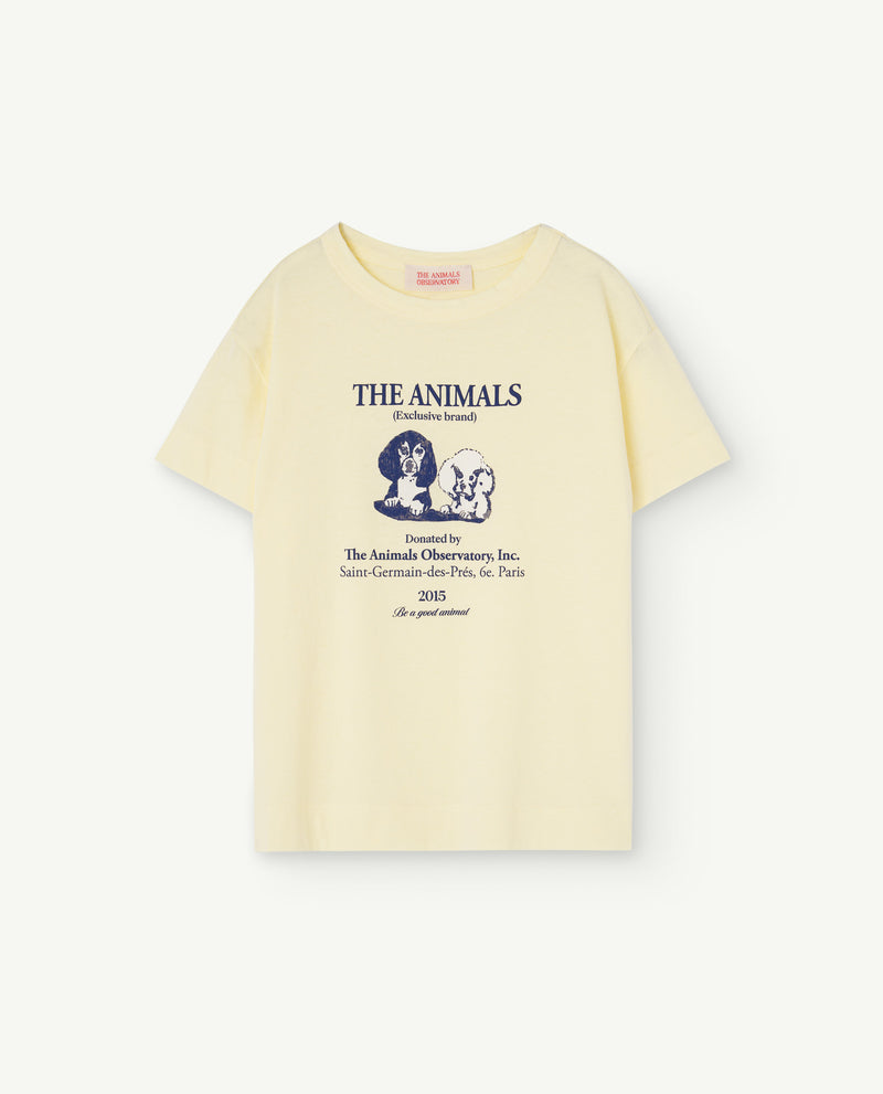 ROOSTER KIDS T-SHIRT SOFT YELLOW