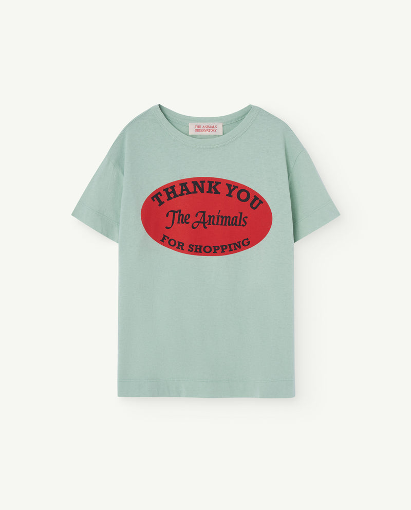 ROOSTER KIDS T-SHIRT TURQUOISE